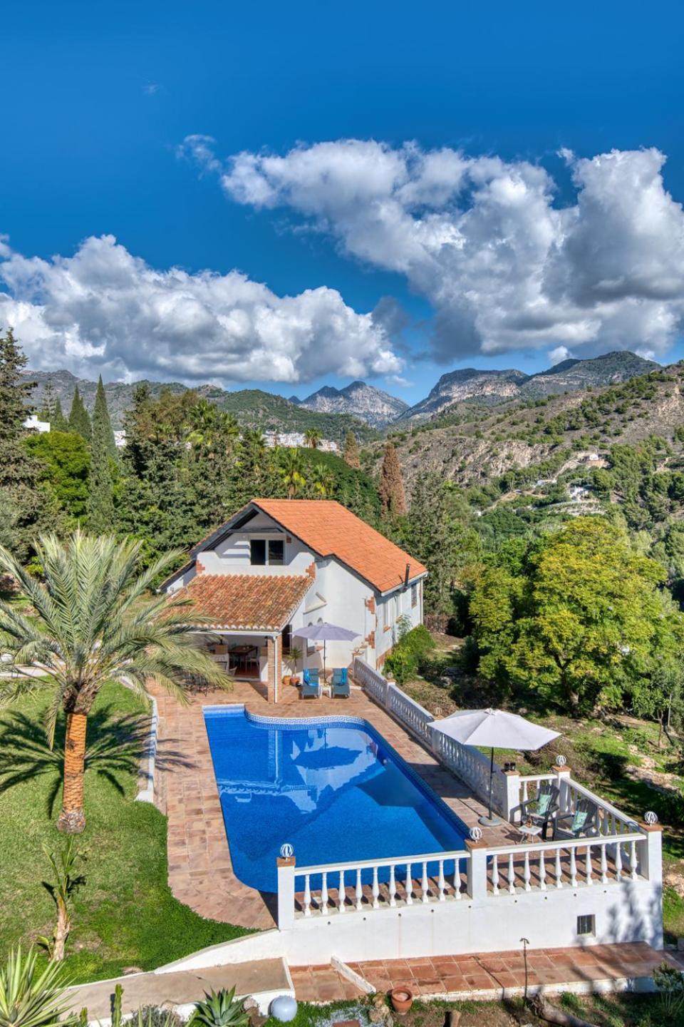 Villa Morera Bed & Breakfast Frigiliana Exterior foto
