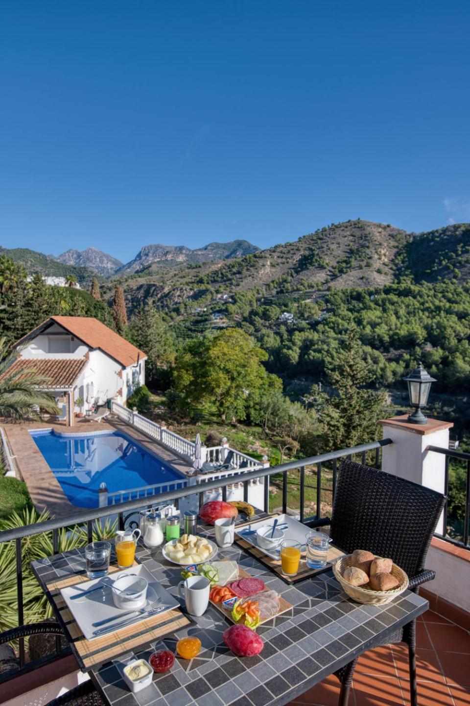 Villa Morera Bed & Breakfast Frigiliana Exterior foto